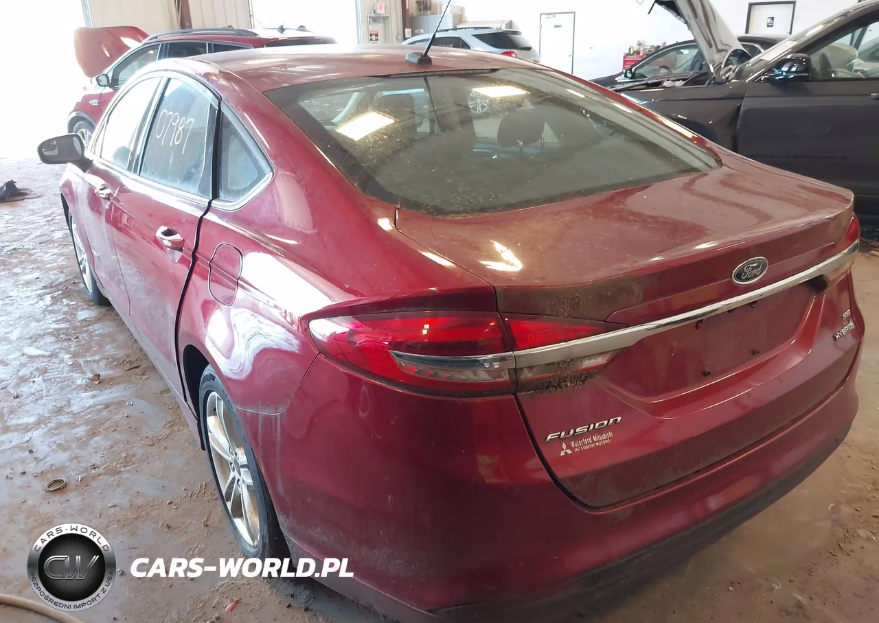 2018 Ford Fusion Hybrid Se VIN:3FA6P0LU7JR235443 - 3