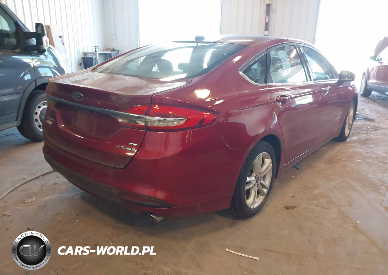 2018 Ford Fusion Hybrid Se VIN:3FA6P0LU7JR235443 - 4