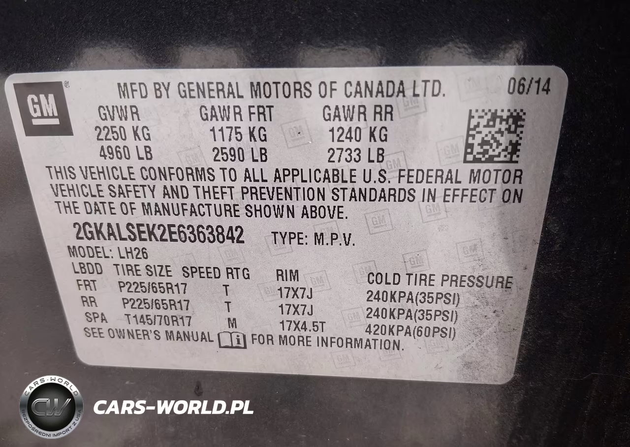 2014 GMC Terrain Slt-1 VIN:2GKALSEK2E6363842 - 9
