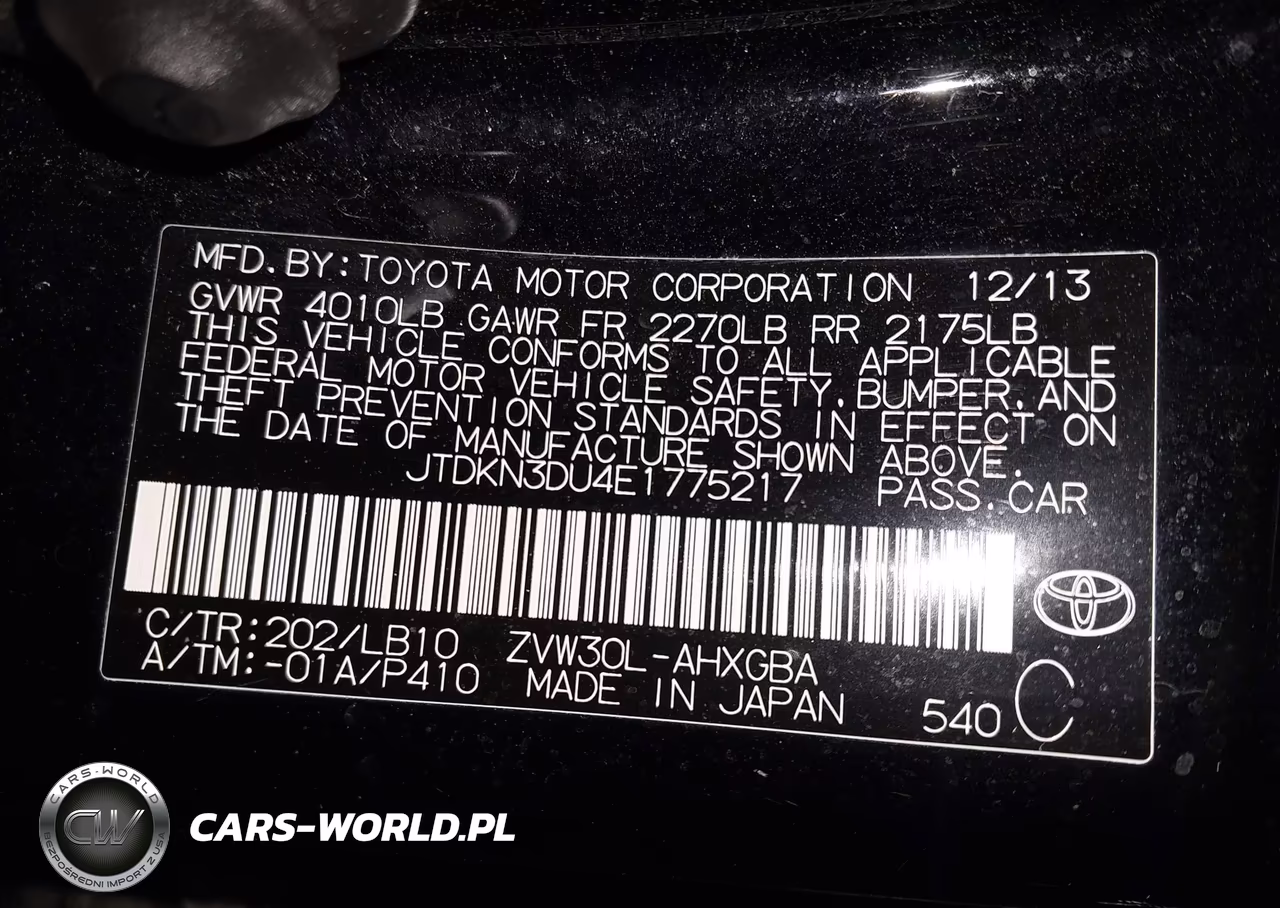 2014 Toyota Prius Four VIN:JTDKN3DU4E1775217 - 9