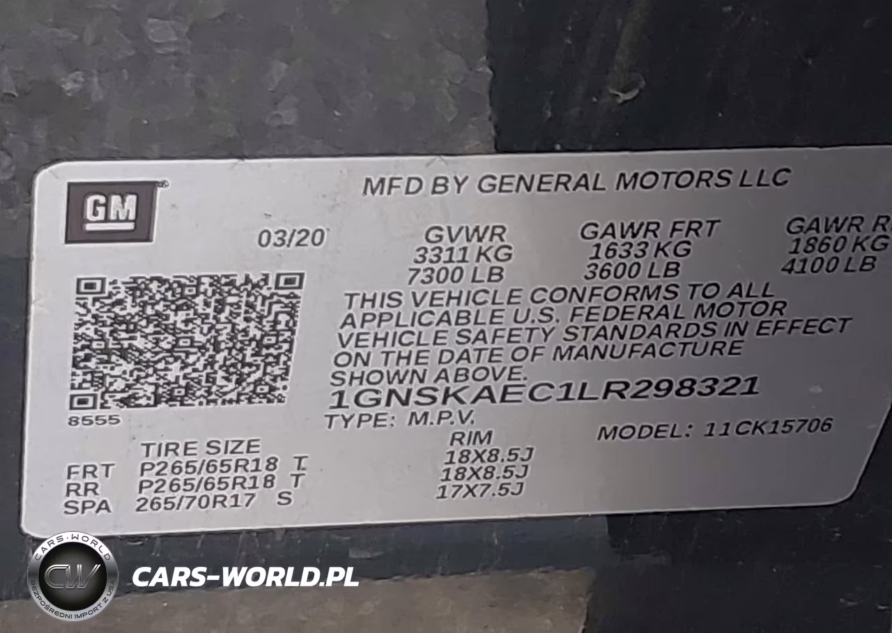 2020 Chevrolet Tahoe 4Wd Ls VIN:1GNSKAEC1LR298321 - 9