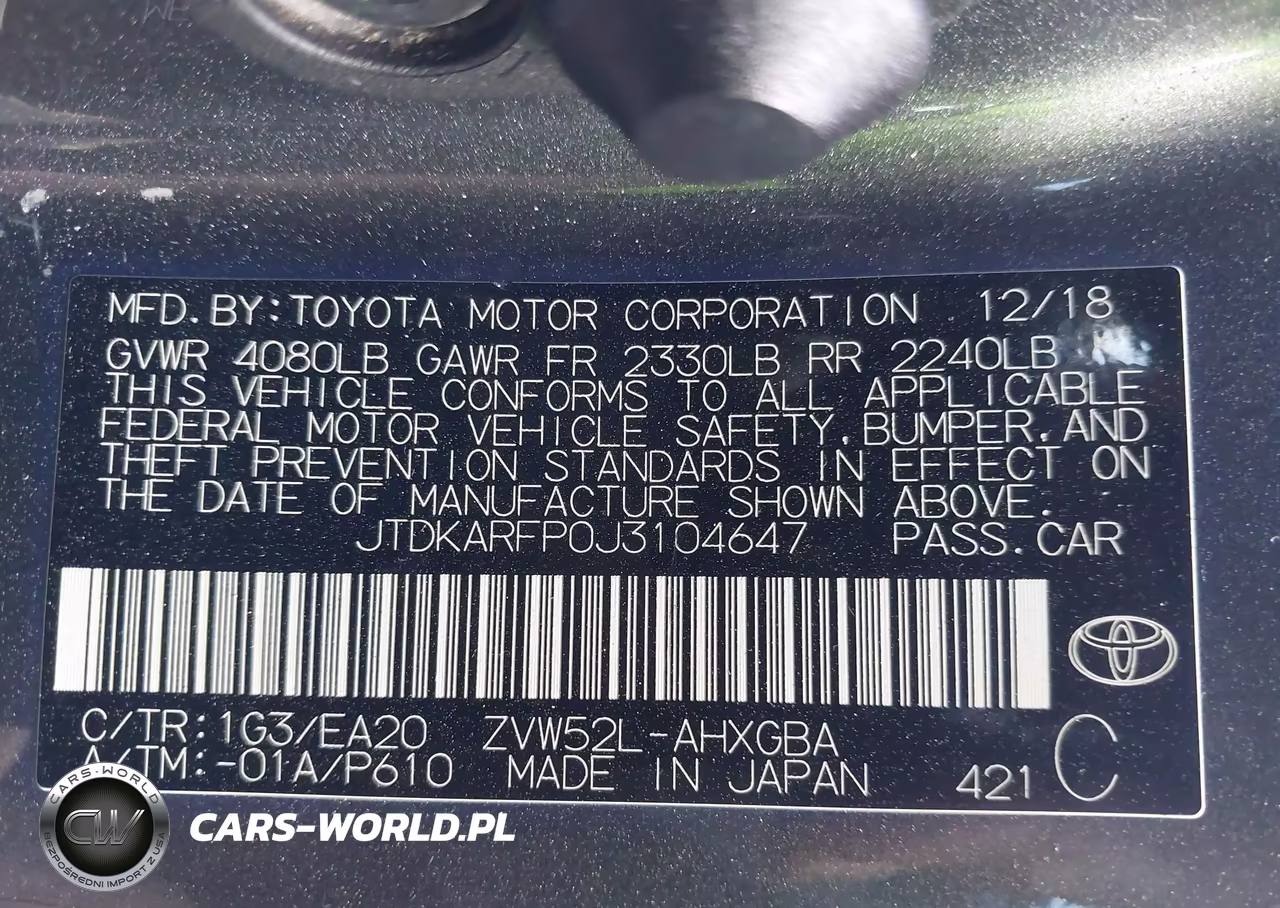2018 Toyota Prius Prime Premium VIN:JTDKARFP0J3104647 - 9