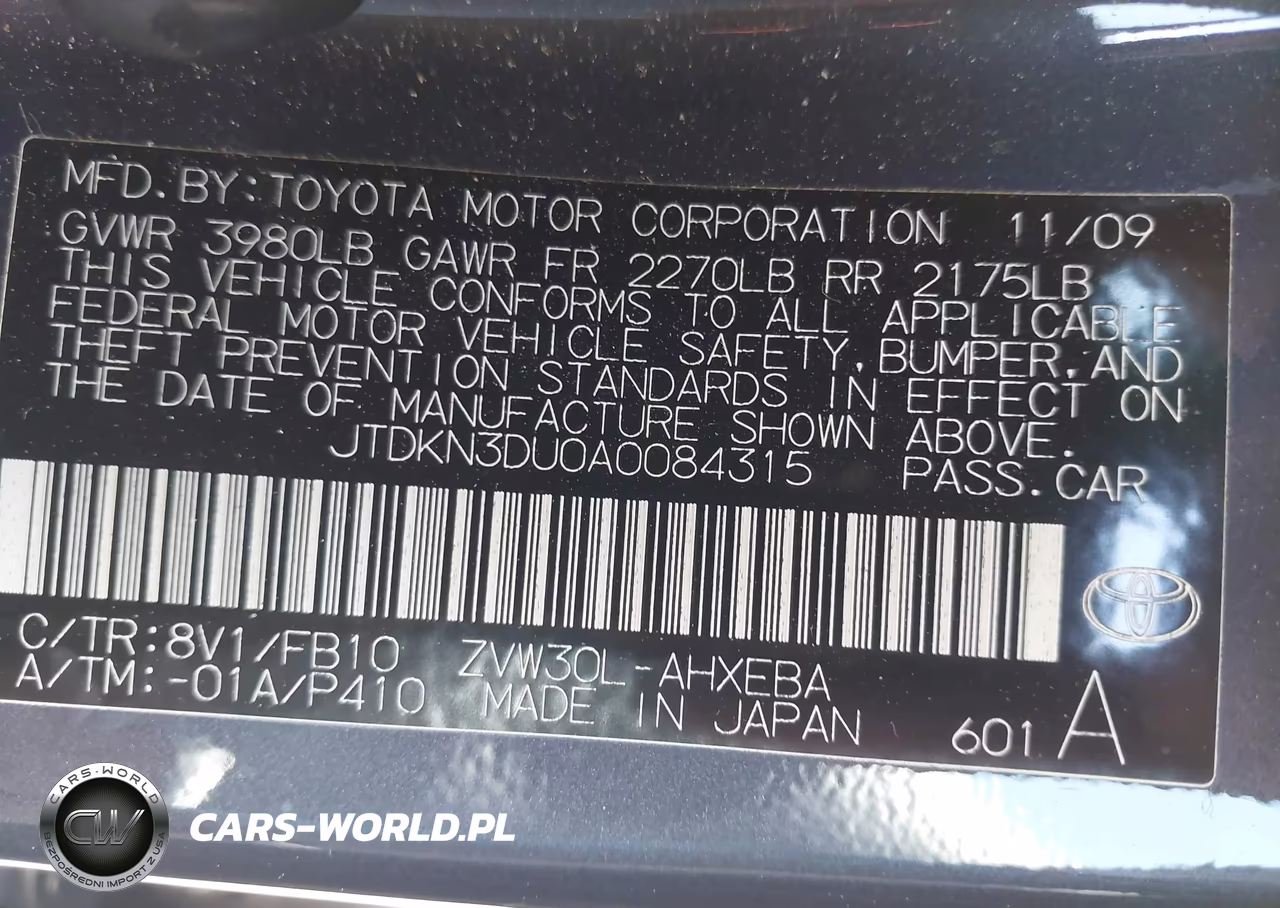 2010 Toyota Prius Iii VIN:JTDKN3DU0A0084315 - 9