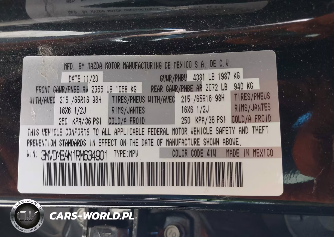 2024 Mazda Cx-30 2.5 S VIN:3MVDMBAM1RM634901 - 9