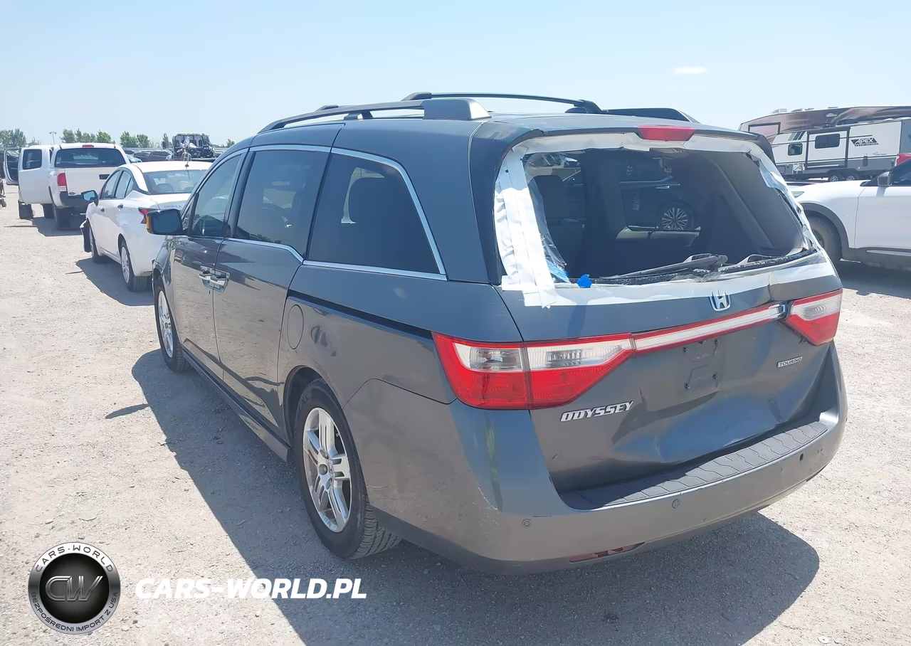 2012 Honda Odyssey Touring-Touring Elite VIN:5FNRL5H98CB078577 - 3