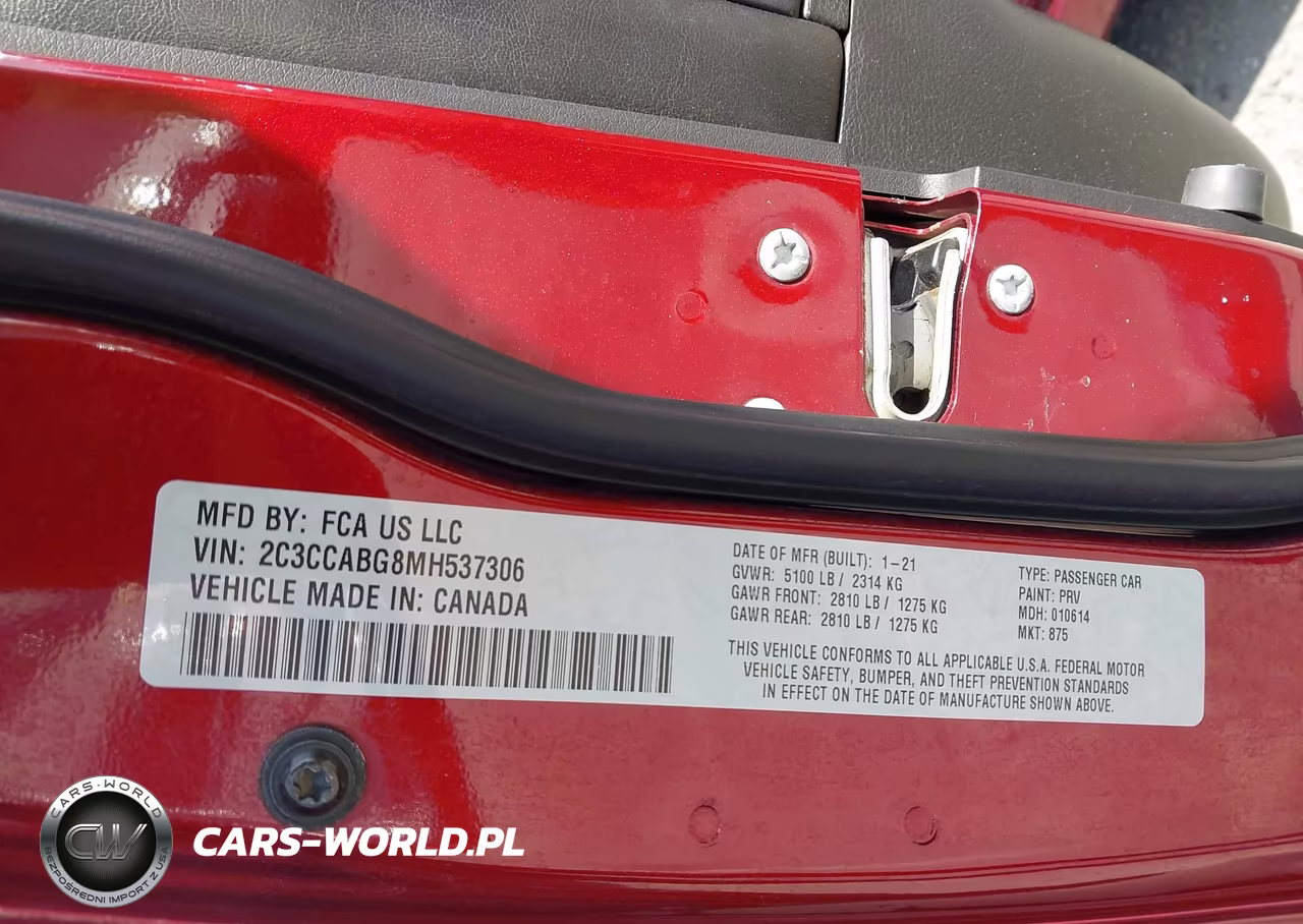 2021 Chrysler 300 300S VIN:2C3CCABG8MH537306 - 9