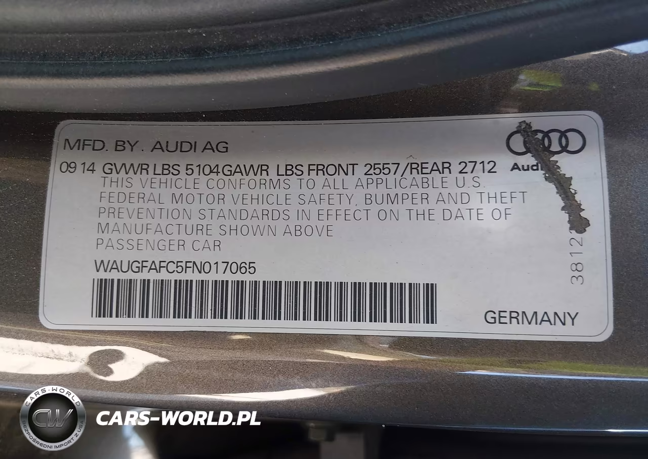 2015 Audi A6 2.0T Premium VIN:WAUGFAFC5FN017065 - 9
