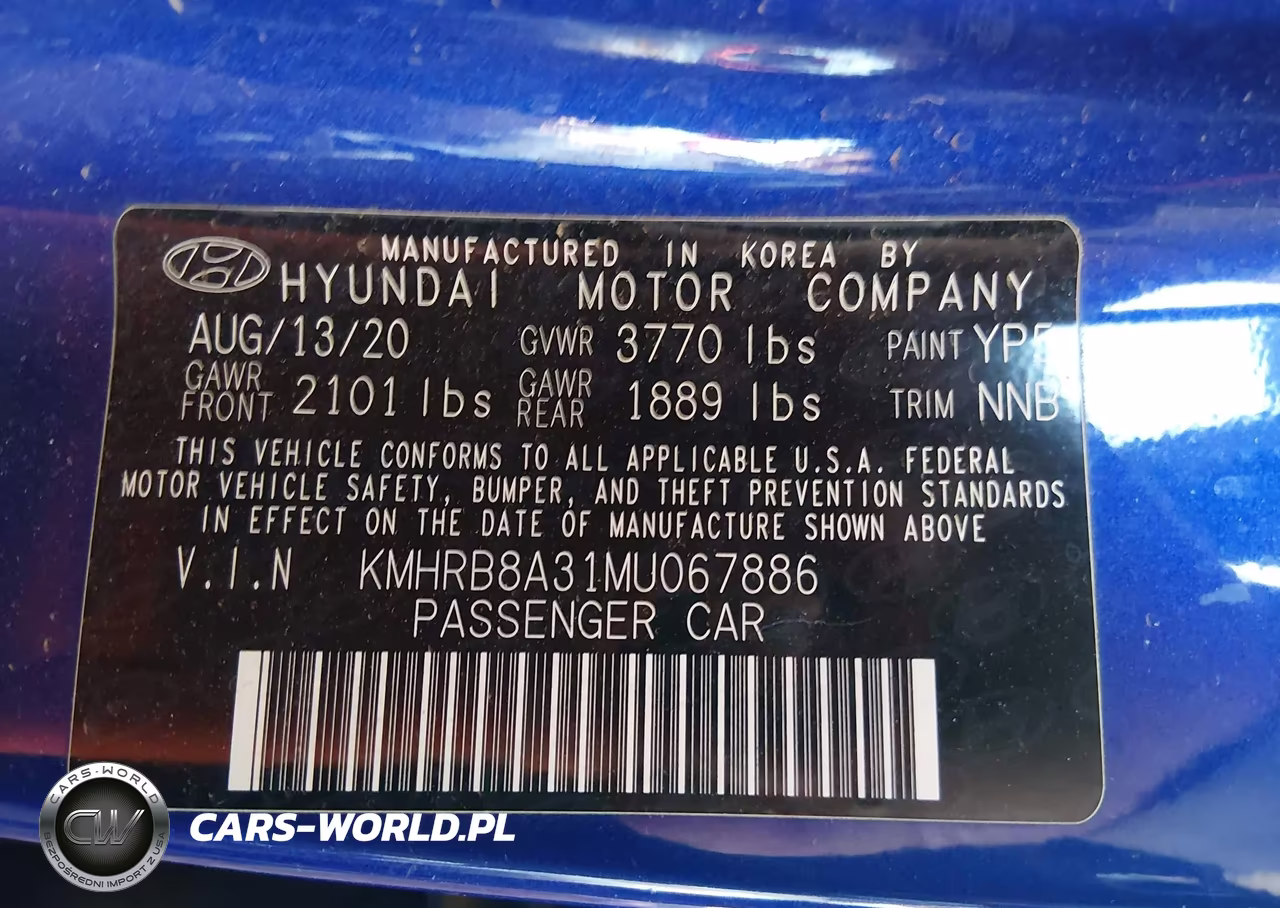 2021 Hyundai Venue Se VIN:KMHRB8A31MU067886 - 9