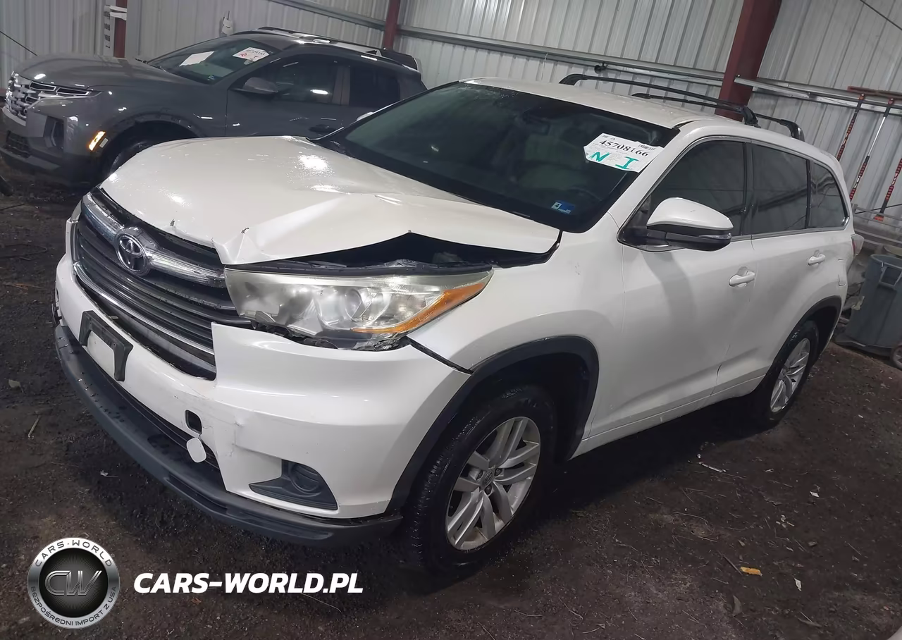 2014 Toyota Highlander Le VIN:5TDZARFH6ES006153 - 2