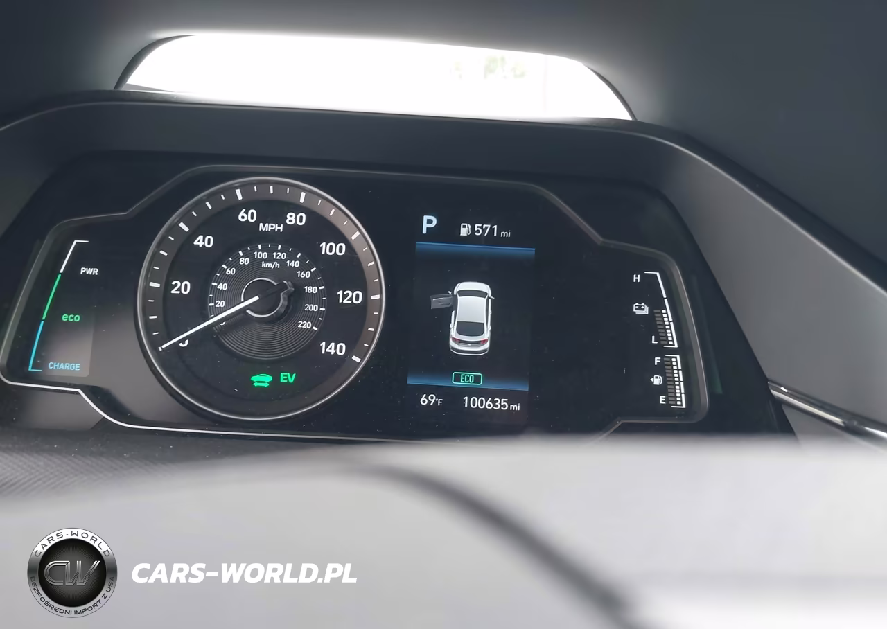 2020 Hyundai Ioniq Hybrid Blue VIN:KMHC65LC0LU227650 - 7