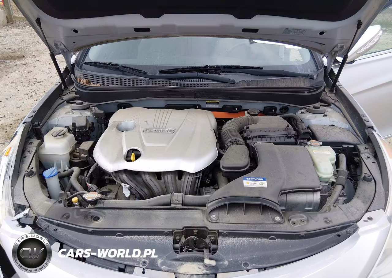 2011 Hyundai Sonata Hybrid VIN:KMHEC4A41BA002418 - 10