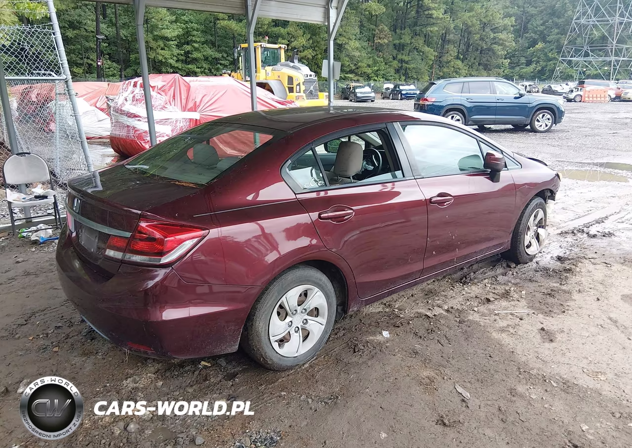 2015 Honda Civic Lx VIN:19XFB2F50FE023233 - 4