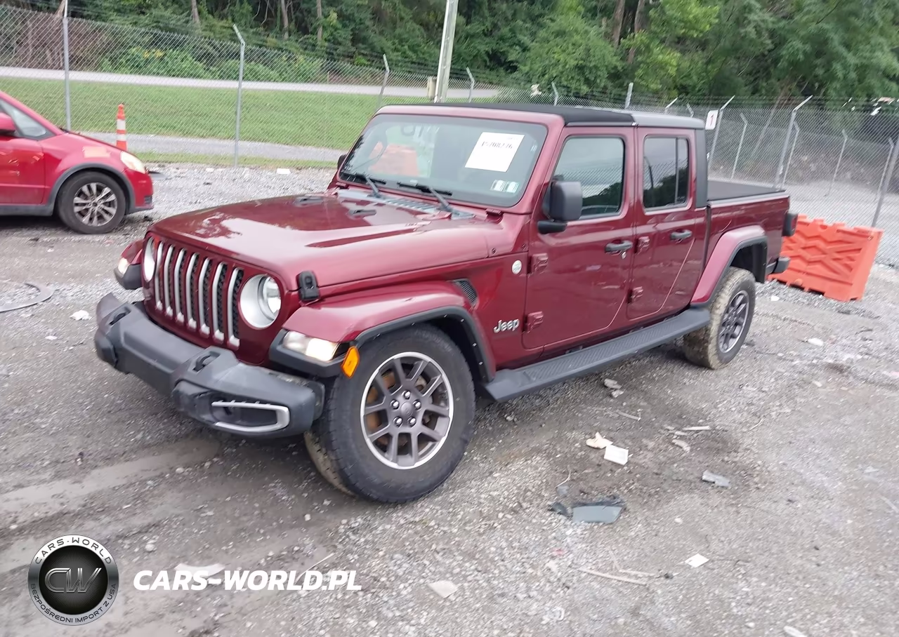 2021 Jeep Gladiator Overland 4X4 VIN:1C6HJTFG9ML587817 - 2
