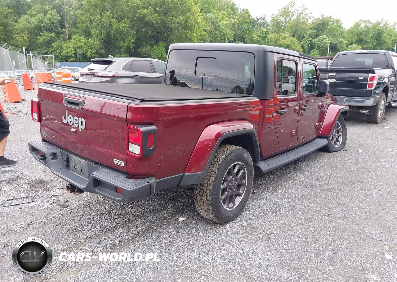 2021 Jeep Gladiator Overland 4X4 VIN:1C6HJTFG9ML587817 - 4