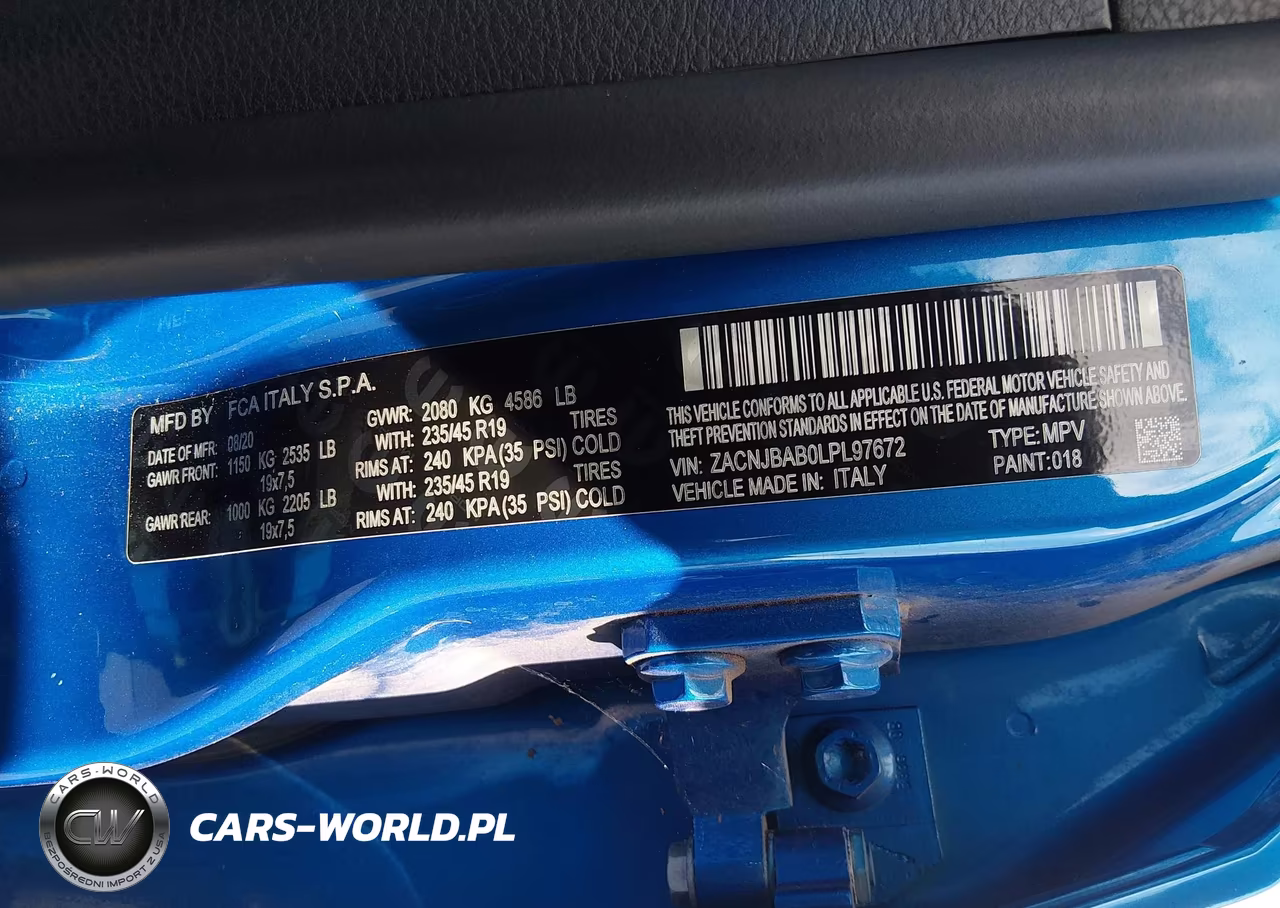 2020 Jeep Renegade Jeepster 4X4 VIN:ZACNJBAB0LPL97672 - 9