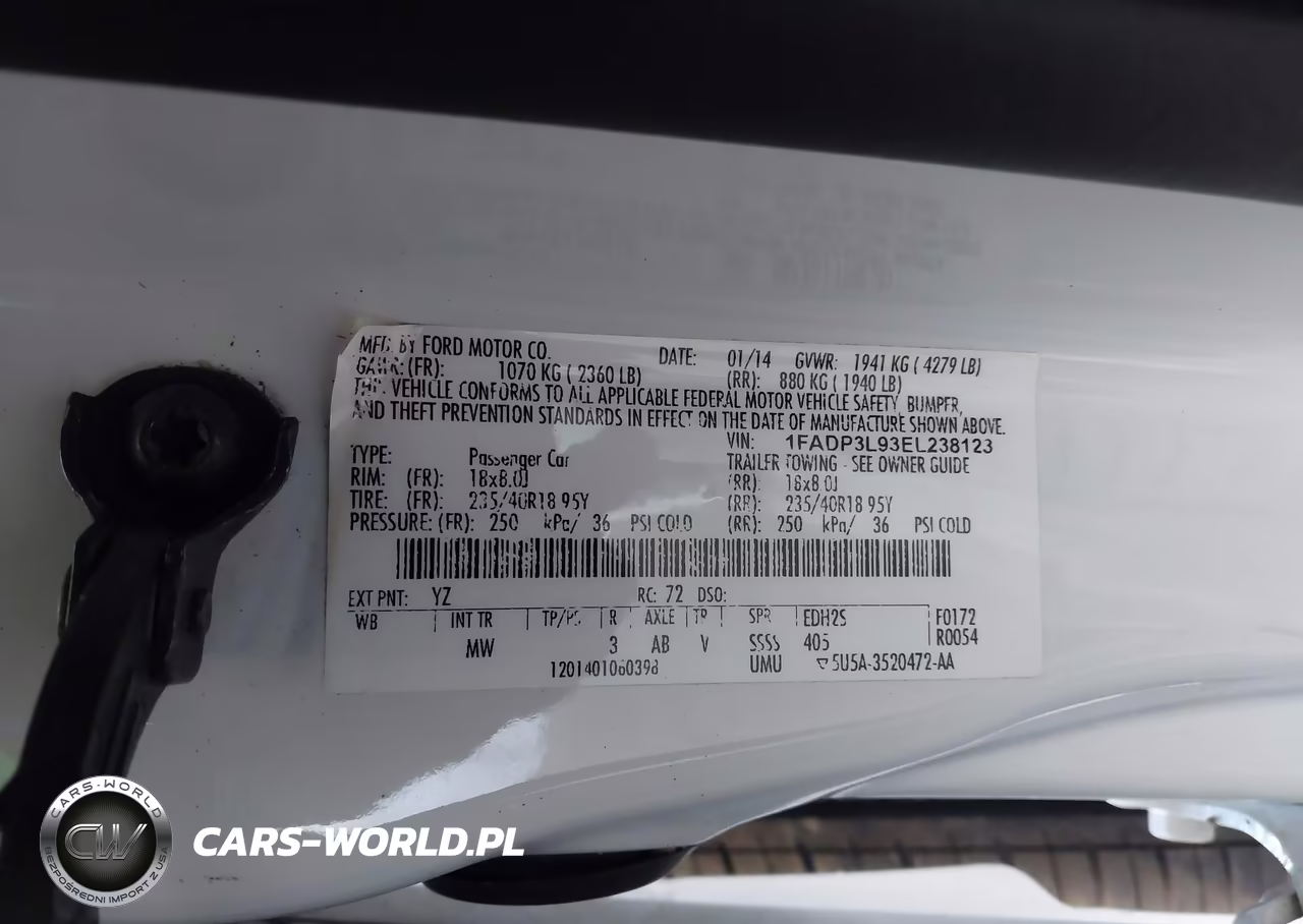 2014 Ford Focus St VIN:1FADP3L93EL238123 - 9
