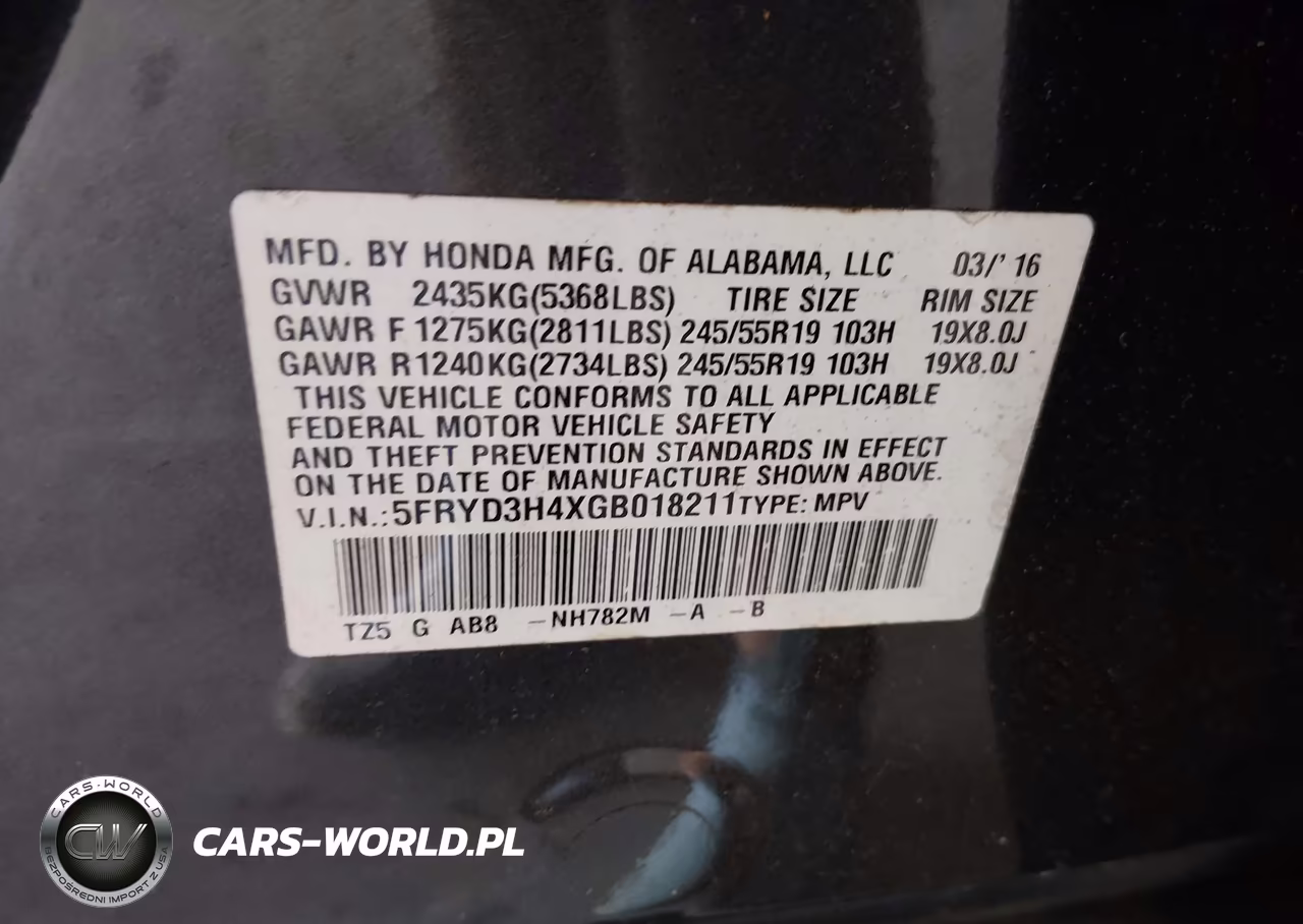 2016 Acura Mdx Technology Acurawatch Plus Packages-Technology Package VIN:5FRYD3H4XGB018211 - 9