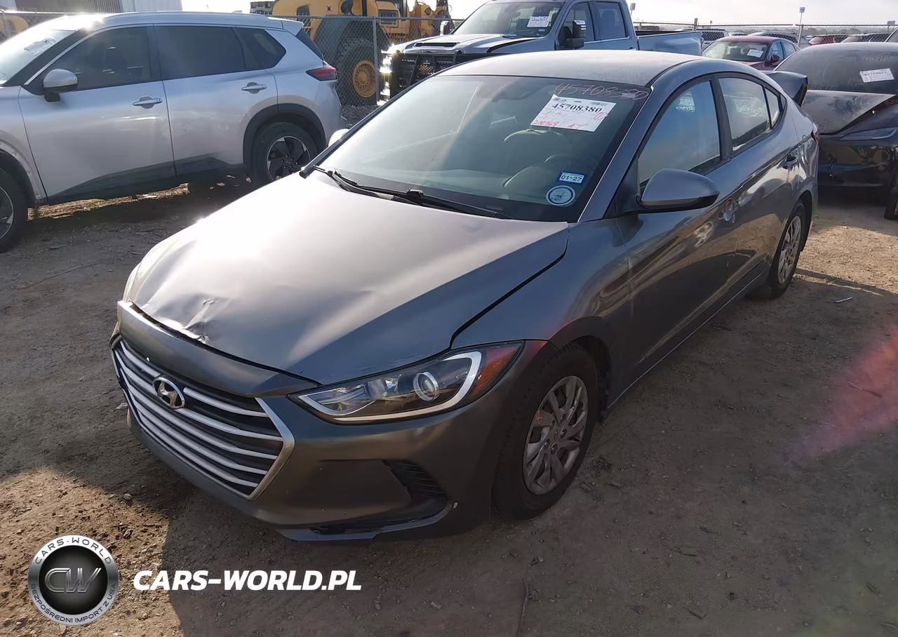 2017 Hyundai Elantra Se VIN:KMHD74LF6HU072406 - 2