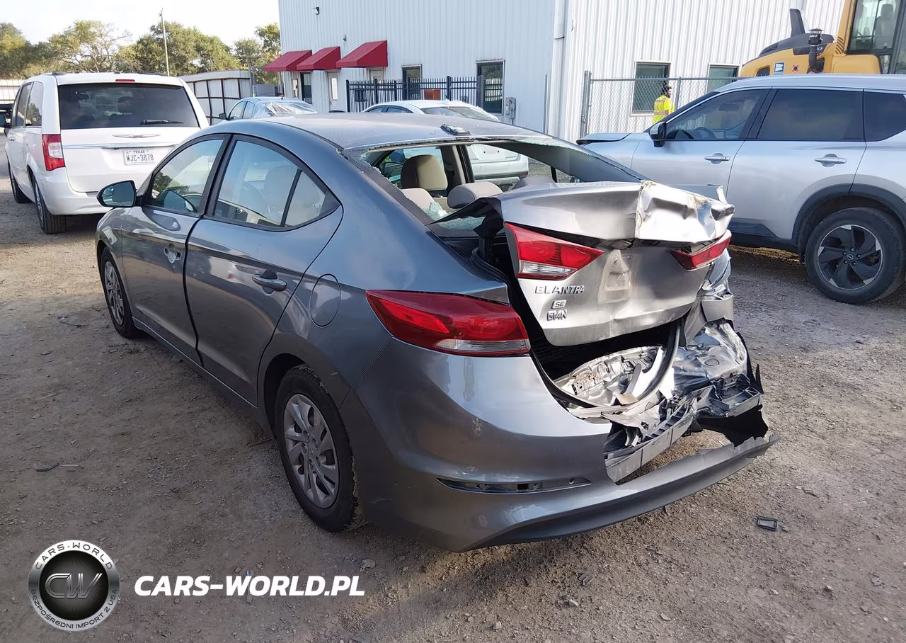 2017 Hyundai Elantra Se VIN:KMHD74LF6HU072406 - 3