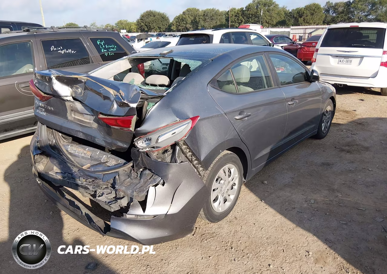 2017 Hyundai Elantra Se VIN:KMHD74LF6HU072406 - 4