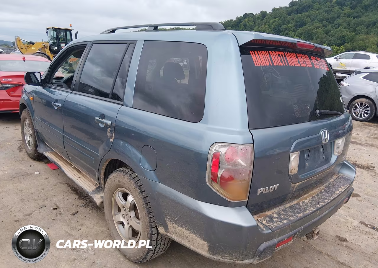 2007 Honda Pilot Ex-L VIN:2HKYF18537H531326 - 3