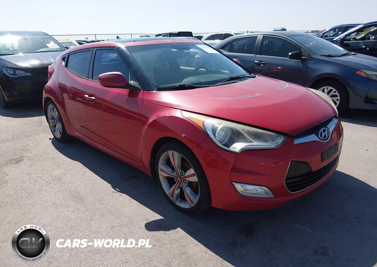 2012 Hyundai Veloster Base W-Gray VIN:KMHTC6AD7CU023423 - 1
