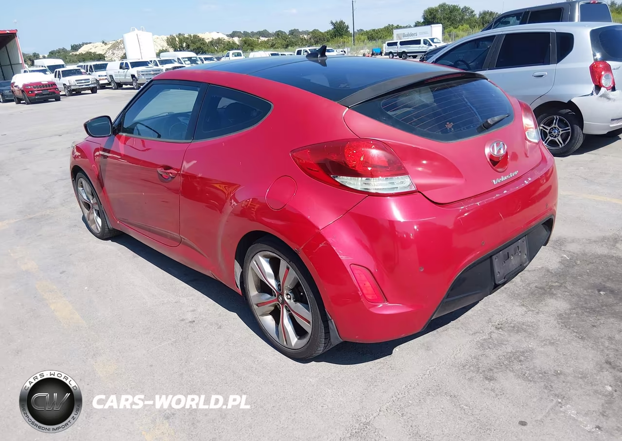 2012 Hyundai Veloster Base W-Gray VIN:KMHTC6AD7CU023423 - 3