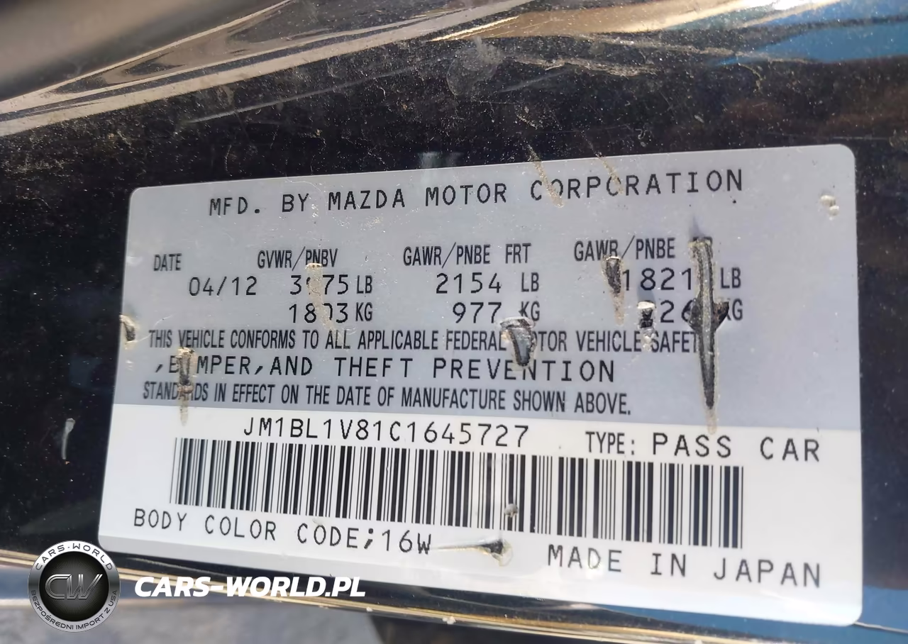 2012 Mazda Mazda3 I Touring VIN:JM1BL1V81C1645727 - 9
