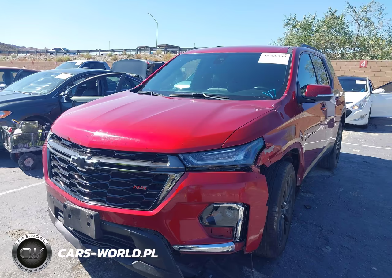 2022 Chevrolet Traverse Fwd Rs VIN:1GNERJKW0NJ169611 - 2
