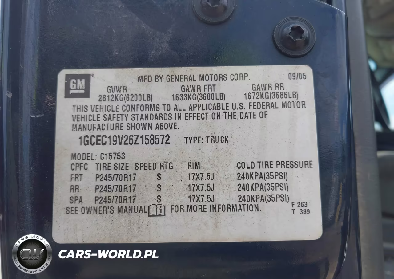 2006 Chevrolet Silverado 1500 Lt1 VIN:1GCEC19V26Z158572 - 9