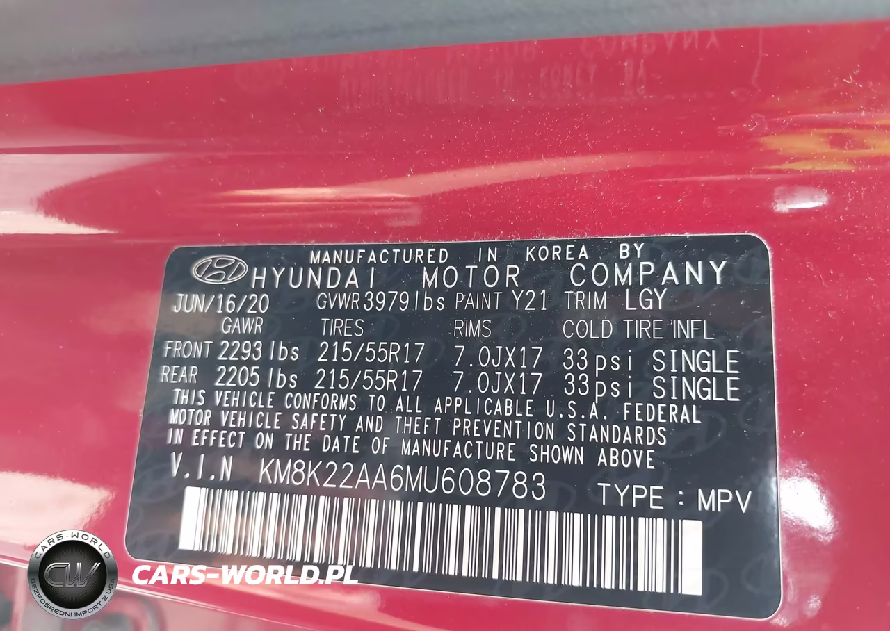 2021 Hyundai Kona Sel VIN:KM8K22AA6MU608783 - 9