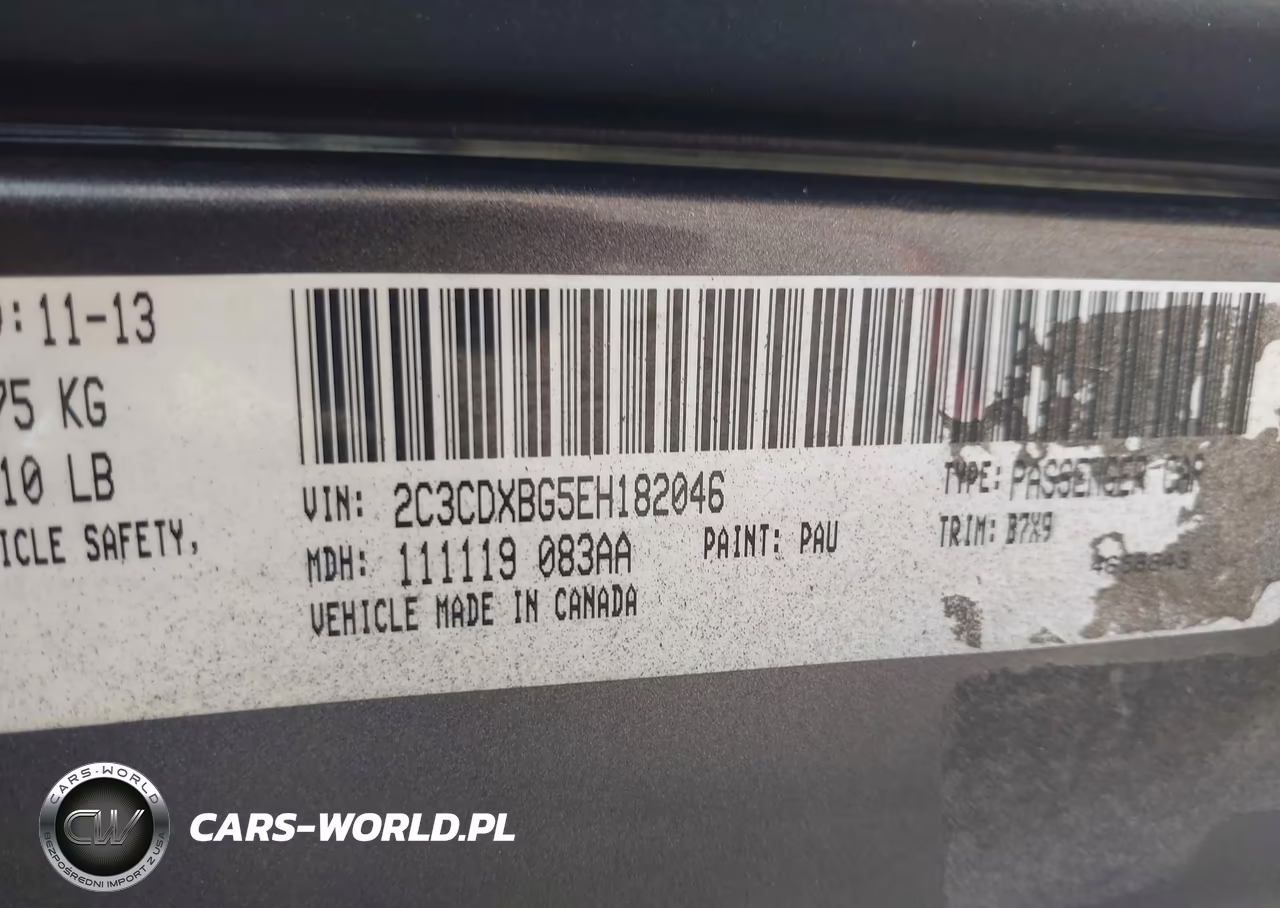2014 Dodge Charger Se VIN:2C3CDXBG5EH182046 - 9
