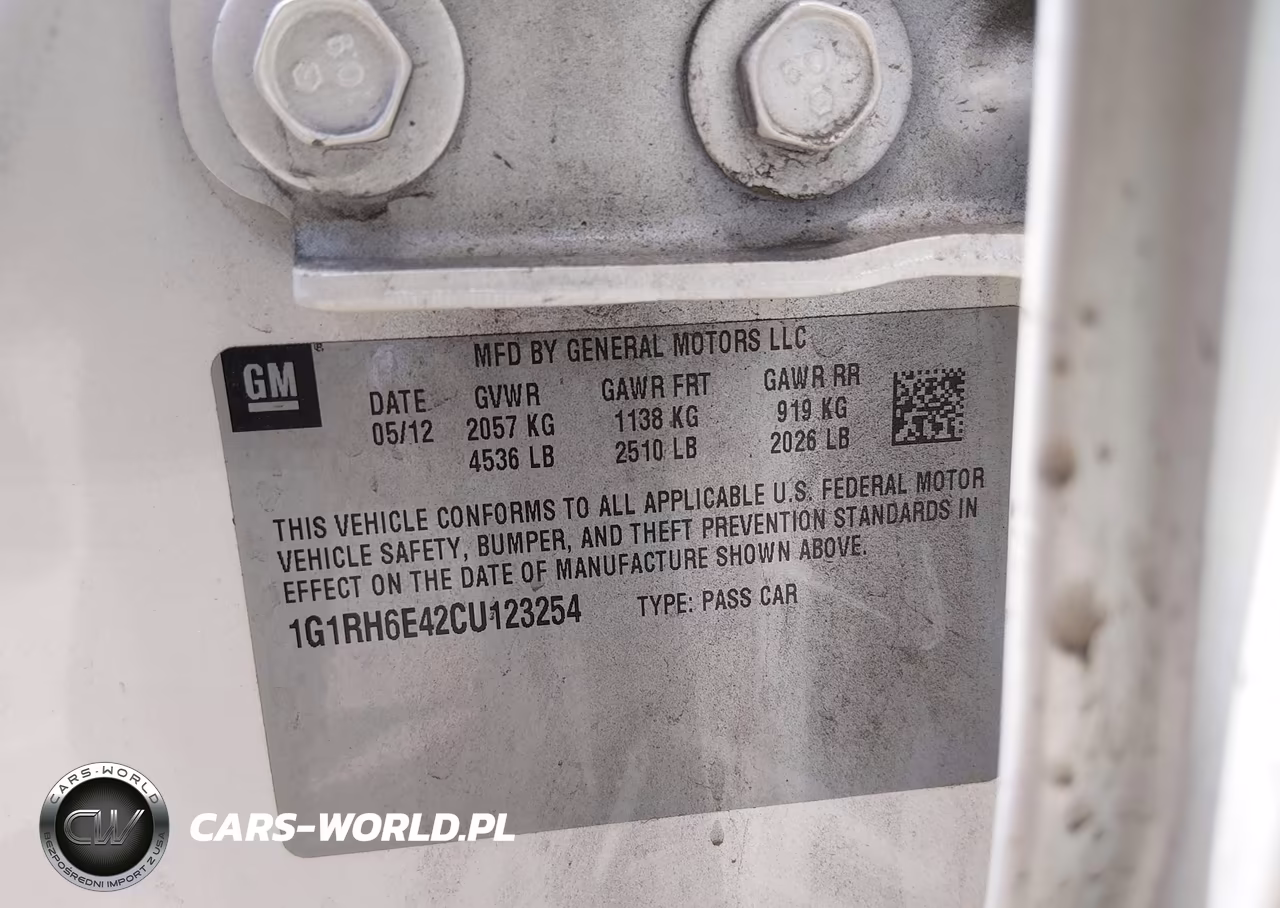 2012 Chevrolet Volt VIN:1G1RH6E42CU123254 - 9