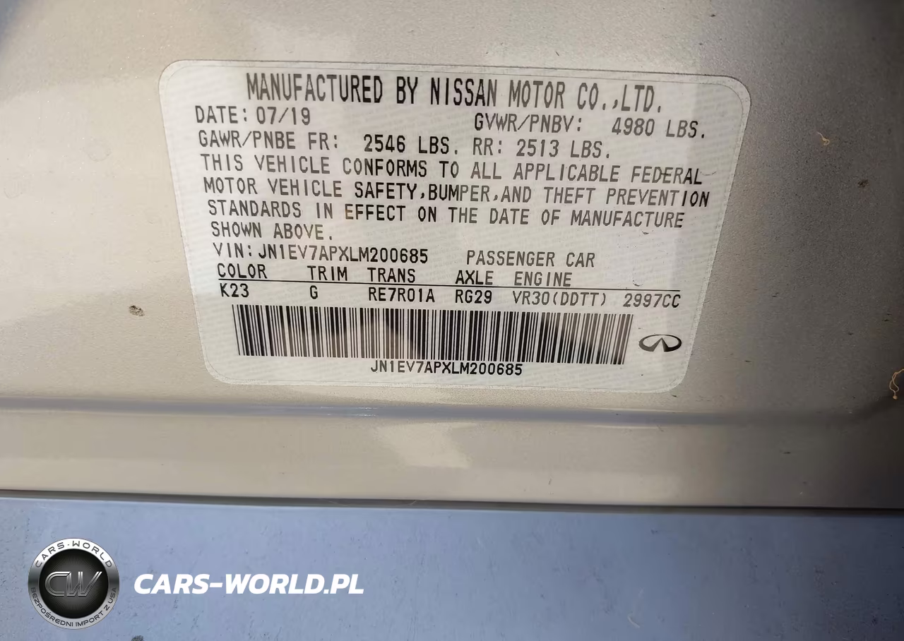 2020 Infiniti Q50 Pure VIN:JN1EV7APXLM200685 - 9