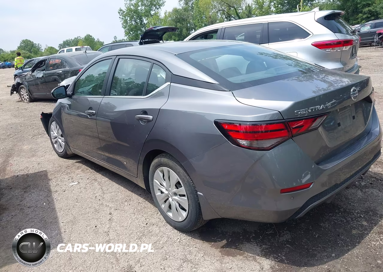 2022 Nissan Sentra S Xtronic Cvt VIN:3N1AB8BVXNY240095 - 3