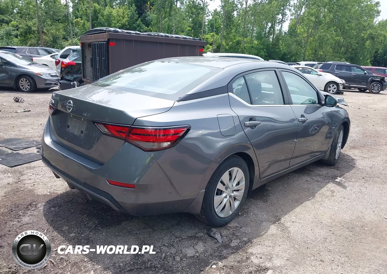 2022 Nissan Sentra S Xtronic Cvt VIN:3N1AB8BVXNY240095 - 4