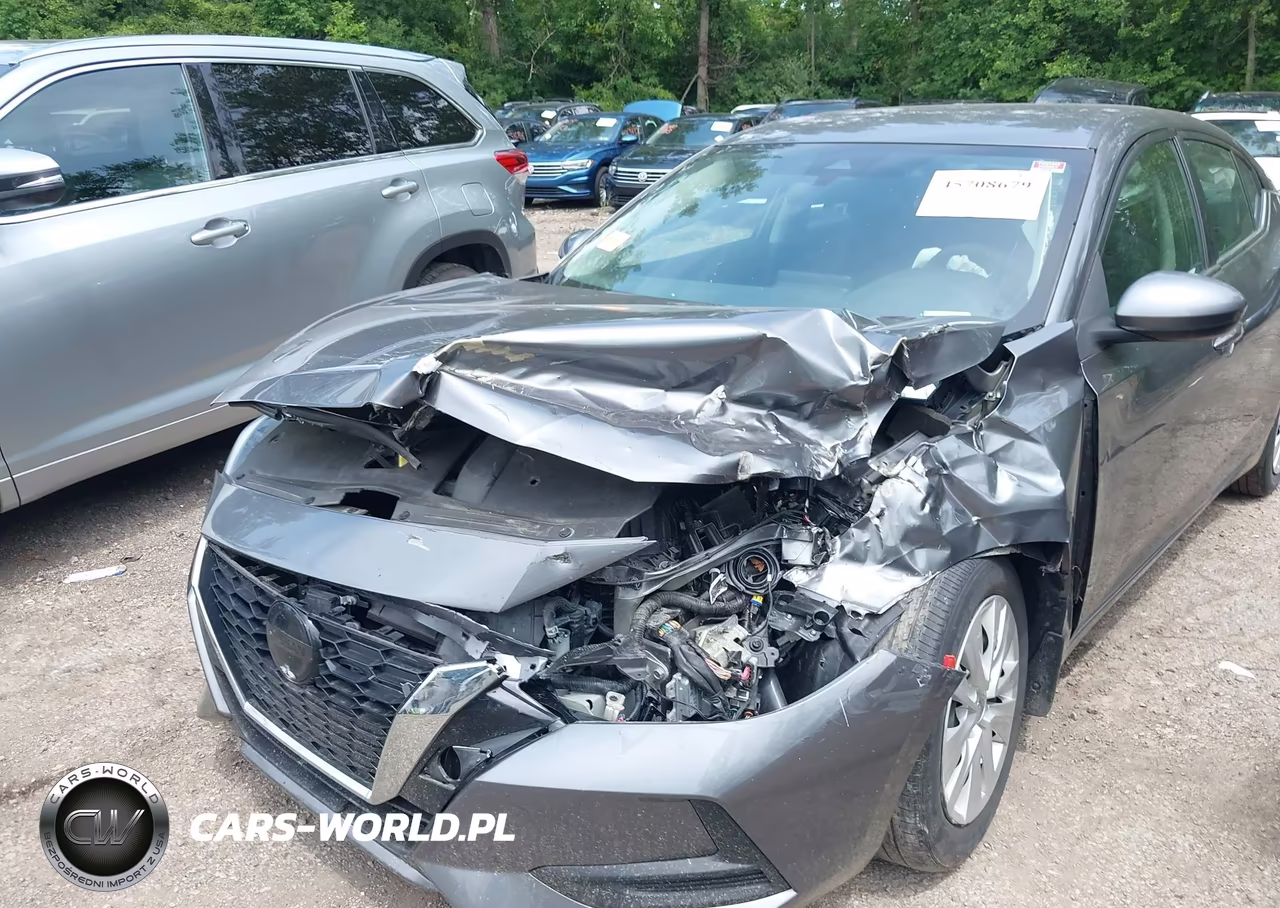 2022 Nissan Sentra S Xtronic Cvt VIN:3N1AB8BVXNY240095 - 6