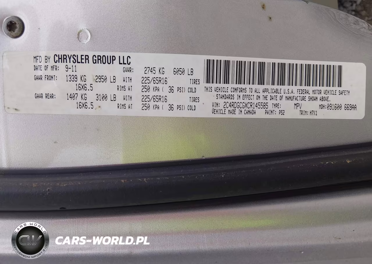 2012 Dodge Grand Caravan Sxt VIN:2C4RDGCGXCR145585 - 9