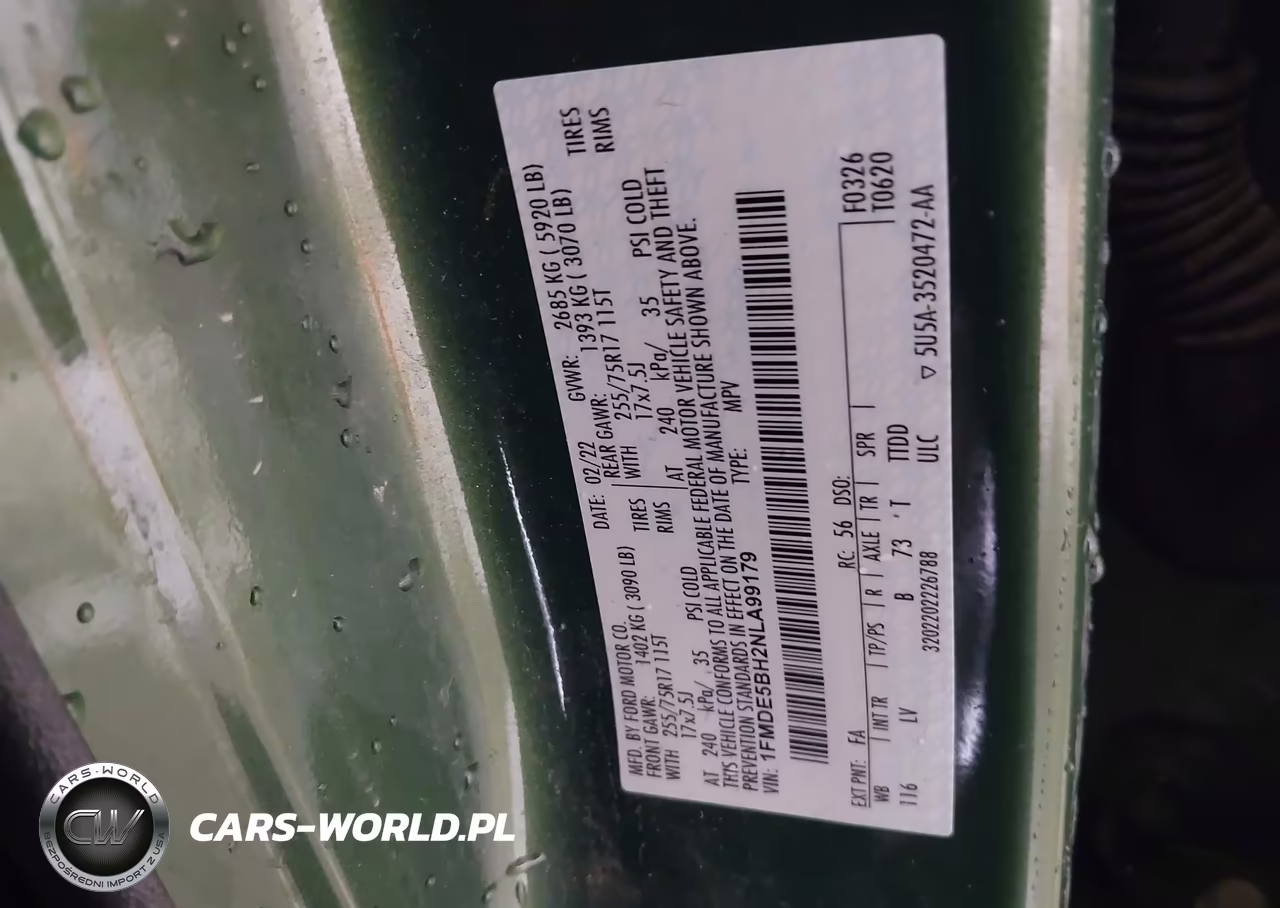 2022 Ford Bronco Big Bend VIN:1FMDE5BH2NLA99179 - 9