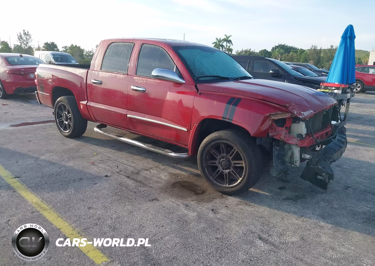 2007 Dodge Dakota Slt VIN:1D7HE48KX7S117672 - 1