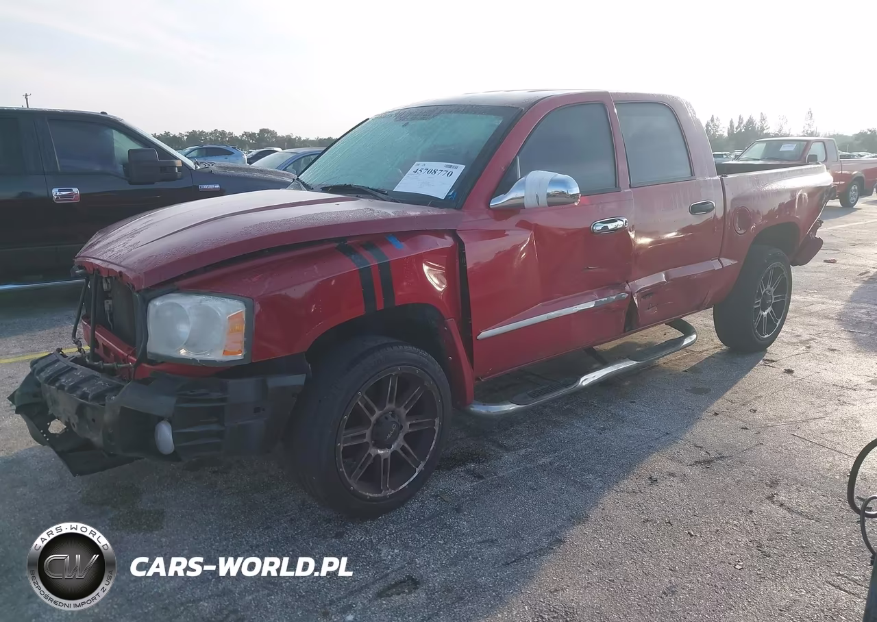 2007 Dodge Dakota Slt VIN:1D7HE48KX7S117672 - 2