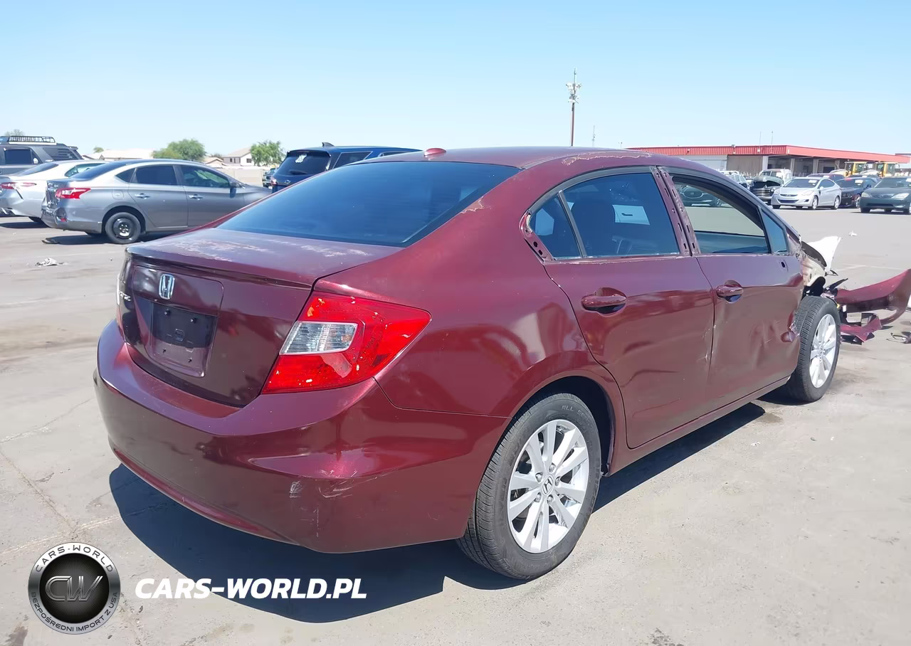 2012 Honda Civic Ex-L VIN:2HGFB2F95CH537423 - 4
