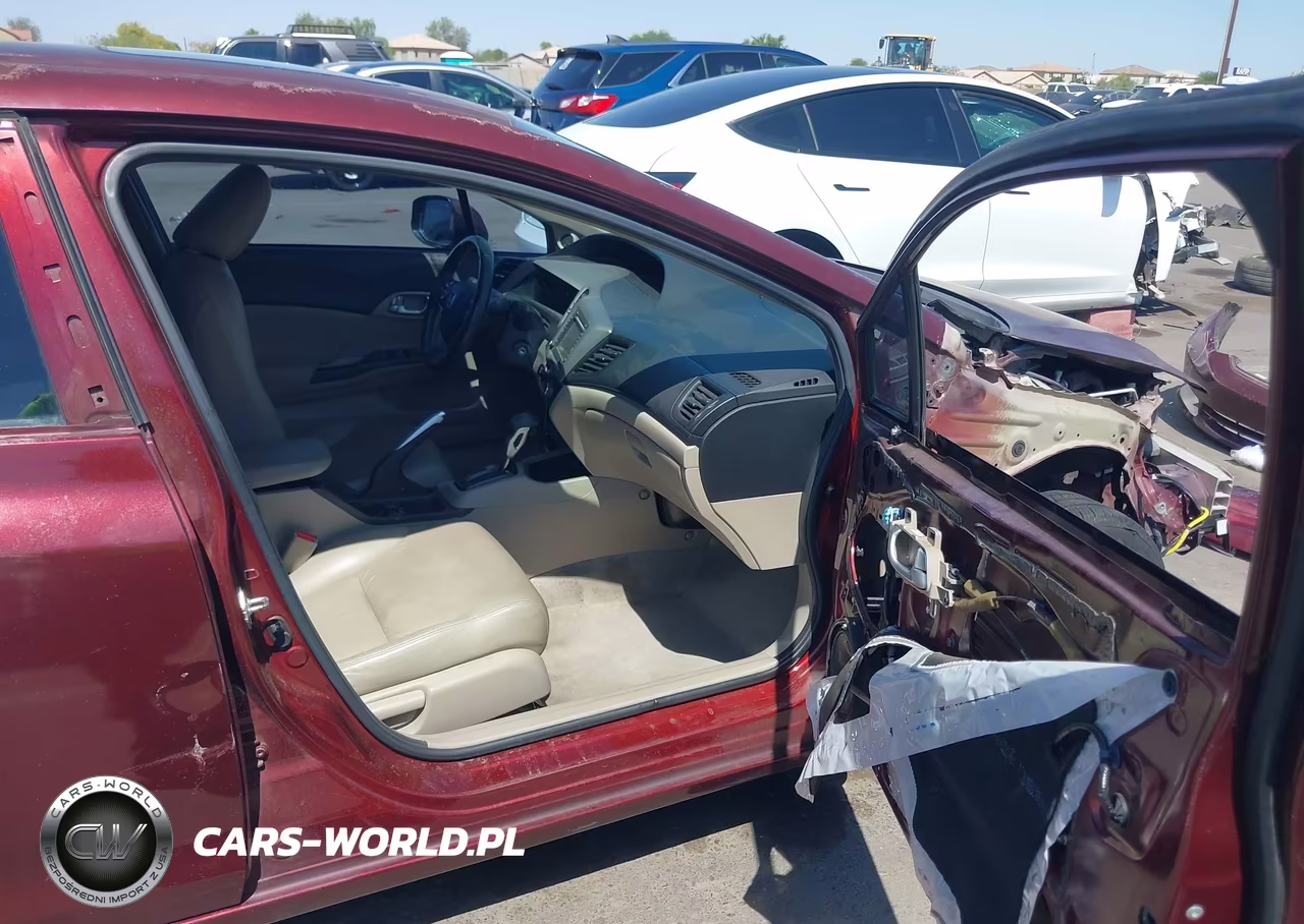 2012 Honda Civic Ex-L VIN:2HGFB2F95CH537423 - 5
