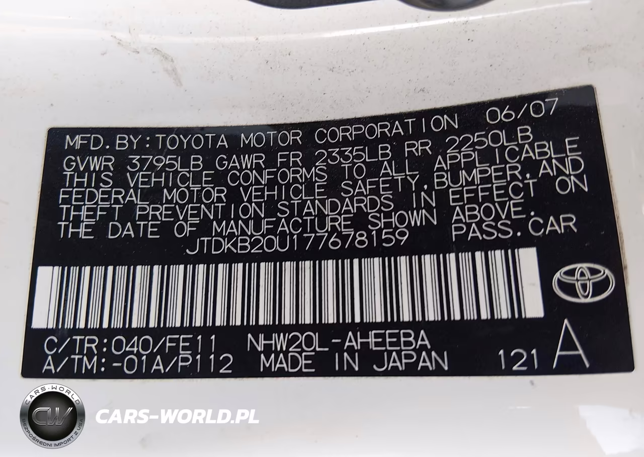 2007 Toyota Prius VIN:JTDKB20U177678159 - 9