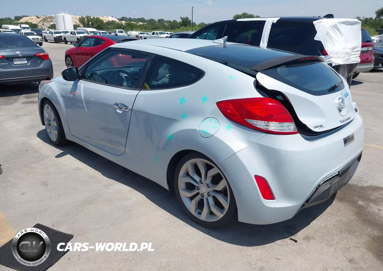 2014 Hyundai Veloster Flex W-Black VIN:KMHTC6AD5EU212817 - 3