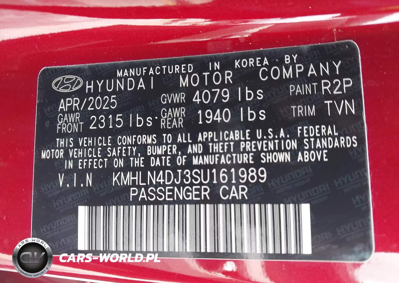 2025 Hyundai Elantra Hybrid Limited VIN:KMHLN4DJ3SU161989 - 9