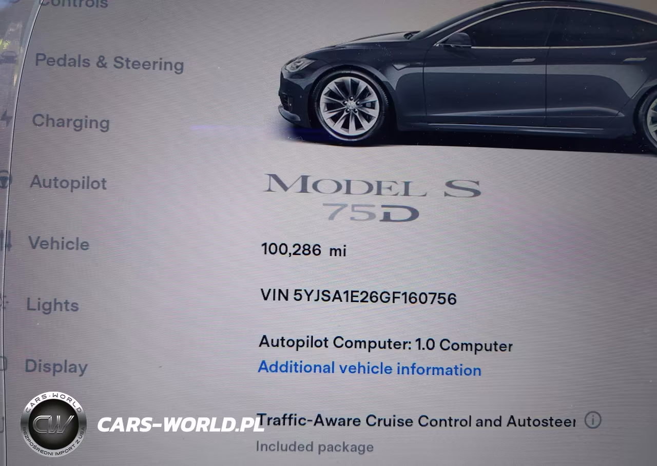 2016 Tesla Model S 60D-70D-75D-85D-90D VIN:5YJSA1E26GF160756 - 15