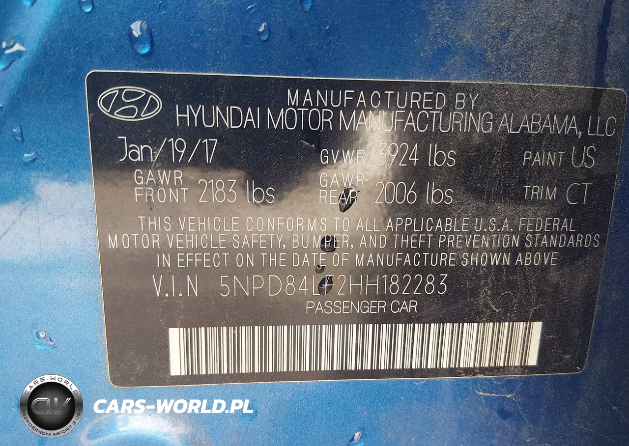 2017 Hyundai Elantra Value Edition VIN:5NPD84LF2HH182283 - 9