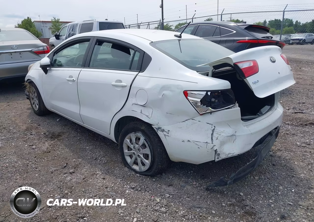2013 Kia Rio Lx VIN:KNADM4A38D6141159 - 3
