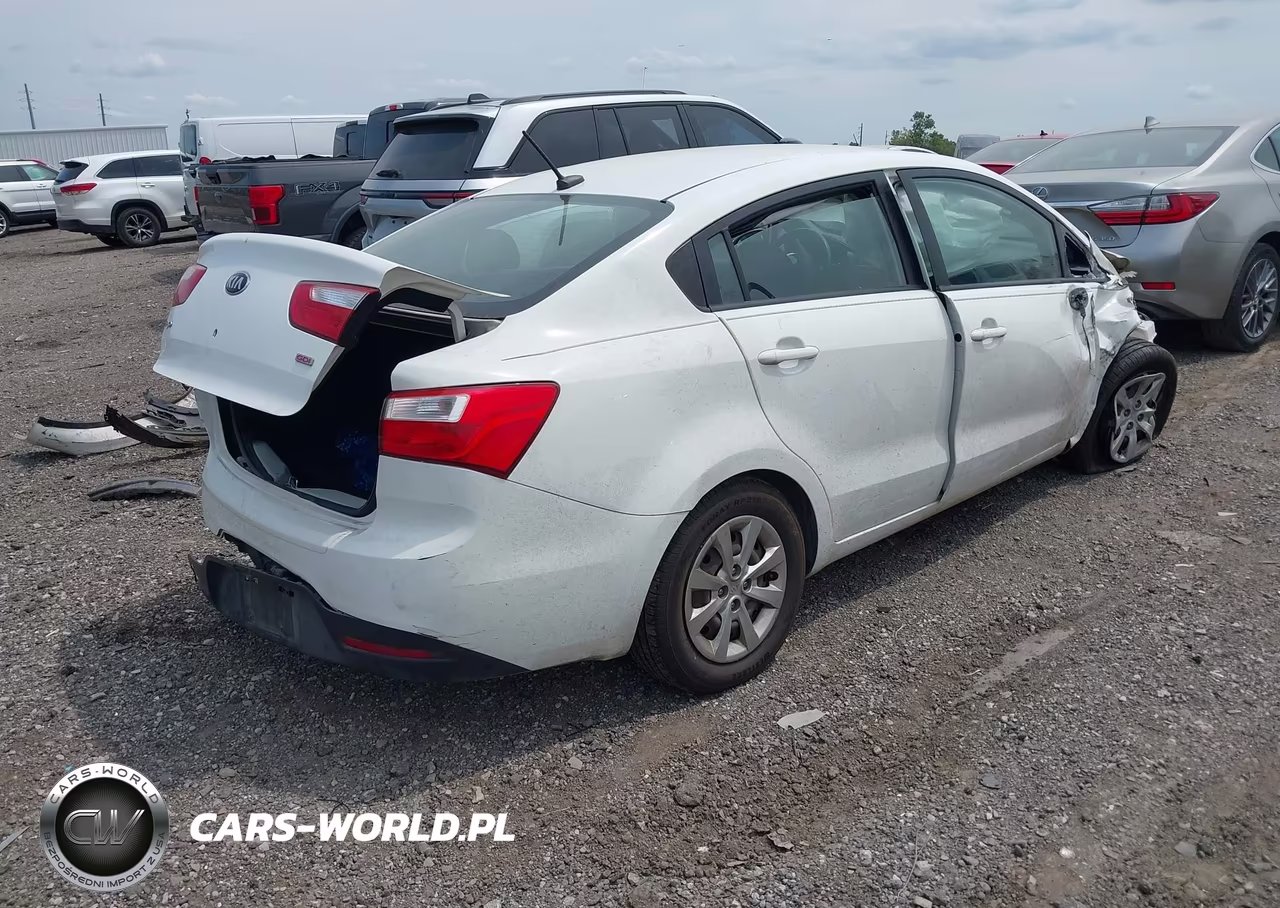 2013 Kia Rio Lx VIN:KNADM4A38D6141159 - 4
